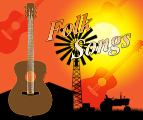 Image showing Folk Songs Means Country Ballards And Soundtracks