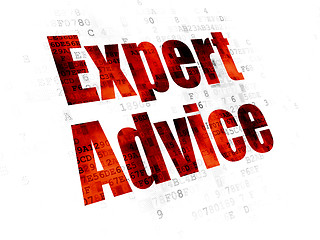 Image showing Law concept: Expert Advice on Digital background