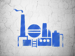 Image showing Industry concept: Oil And Gas Indusry on wall background