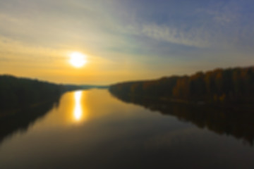 Image showing river in autumn season