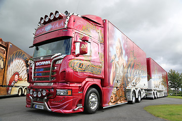 Image showing Scania R560 Madonna of Ristimaa on Power Truck Show