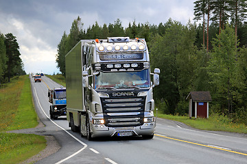 Image showing Scania R620 semi R.U.Route on the Road