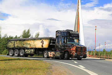 Image showing Scania T580 Resident Evil and Bridge