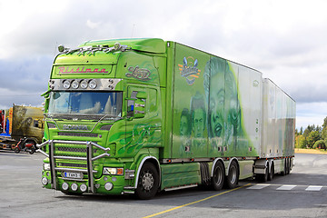 Image showing Scania Legend of Ristimaa Trucking at Truck Stop