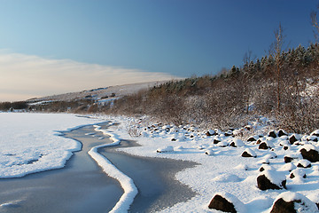 Image showing frozen lake