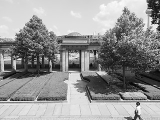 Image showing Museumsinsel (Museums island) in Berlin in black and white