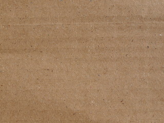 Image showing Brown corrugated cardboard background