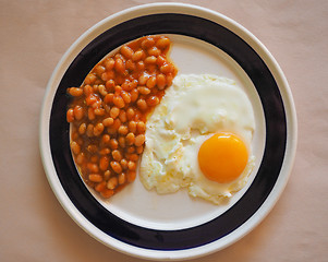 Image showing Vegetarian English breakfast