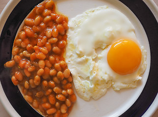 Image showing Vegetarian English breakfast