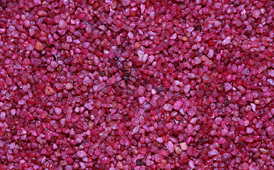 Image showing pink sand