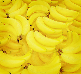 Image showing Bananas are a lot of beautiful banana background. 3D illustratio