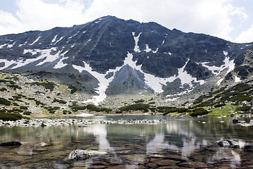 Image showing The Musala lake and Musala peak 