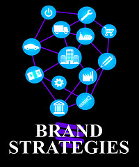 Image showing Brand Strategies Means Strategic Company Product Plan