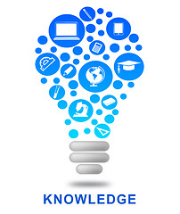 Image showing Knowledge Lightbulb Shows Know How And Wisdom