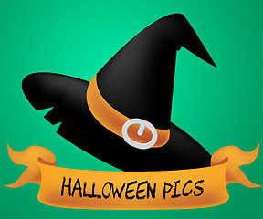 Image showing Halloween Pics Of Trick Or Treat 3d Illustration