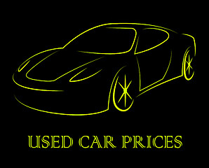 Image showing Used Car Prices Shows Second Hand Auto Values