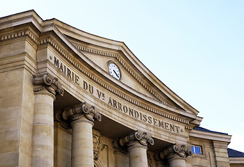 Image showing City hall of the 5th arrondissement of Paris