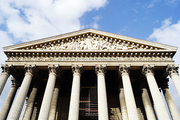 Image showing Madeleine Church in Paris