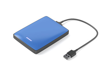 Image showing Portable hard drive