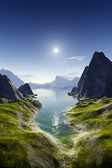 Image showing fantasy coast landscape