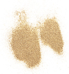 Image showing sand on white