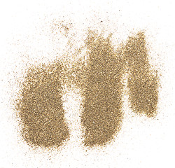 Image showing sand on white