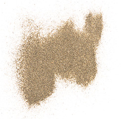 Image showing sand on white