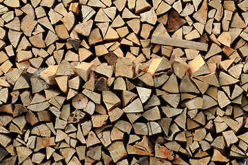 Image showing natural firewood texture