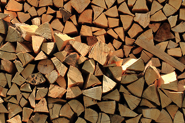 Image showing natural firewood texture