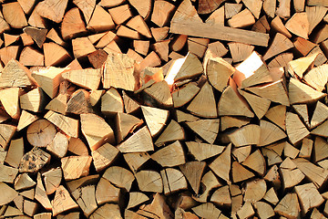 Image showing natural firewood texture