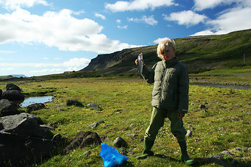 Image showing young fisherman