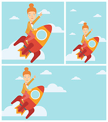 Image showing Business start up vector illustration.