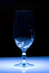 Image showing blue glass