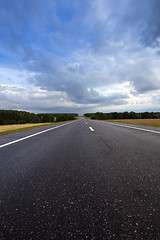 Image showing small road, Belarus