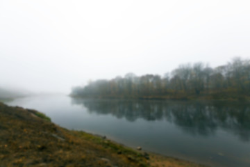 Image showing Autumn Park, overcast