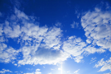 Image showing photographed the sky with clouds