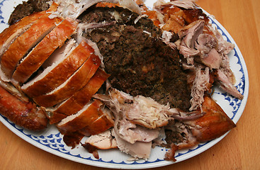 Image showing stuffed Tureky Dinner