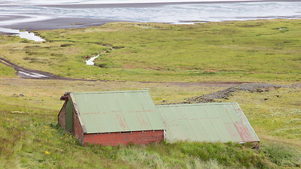 Image showing Old abandoned farmhouse