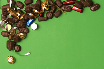 Image showing chocolate framing