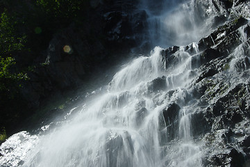 Image showing Horsetail waterfall