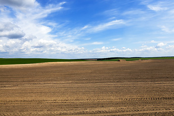 Image showing plowed agricultural field