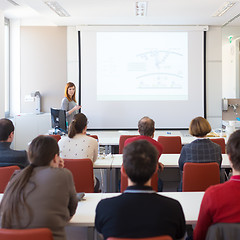 Image showing Lecture at university.