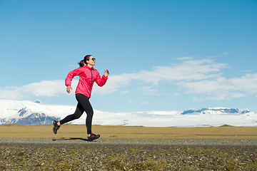 Image showing Woman running