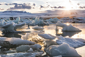 Image showing Jokulsarlon Glaciar Lagoon