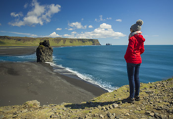 Image showing Tourist in Iceland