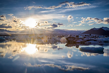 Image showing Jokulsarlon Glaciar Lagoon