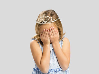 Image showing Shy princess