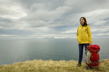 Image showing Backpacker Tourist