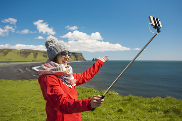 Image showing A selfie in Iceland