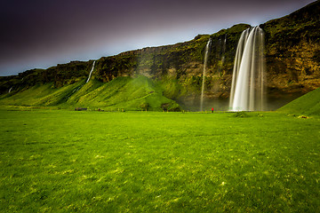 Image showing Seljalandsfoss waterfall